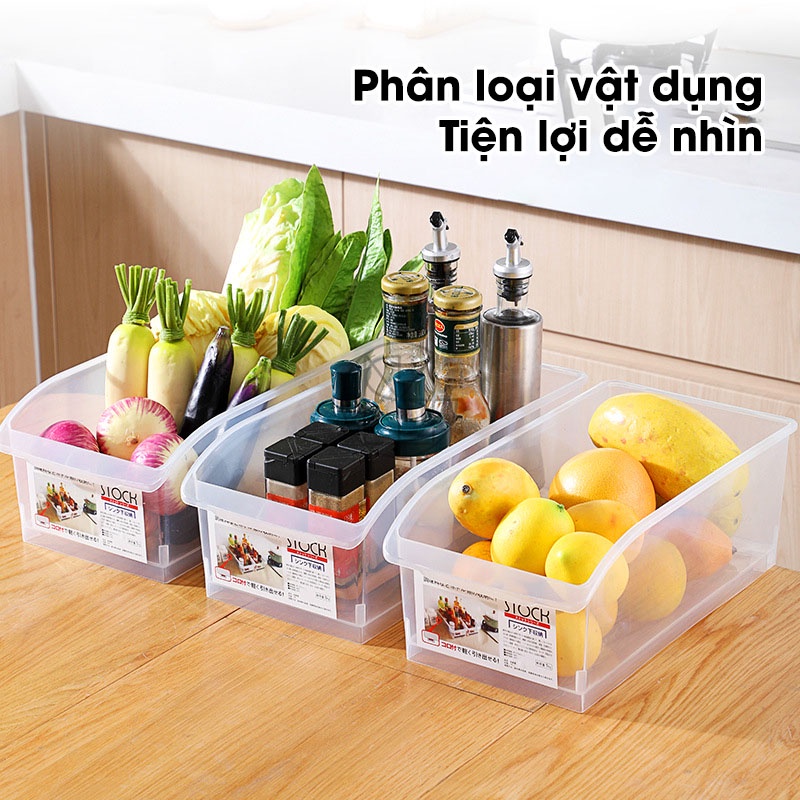 Khay Nhựa Tủ Lạnh, Khay Đựng Đồ Tủ Lạnh, Khay Sắp Xếp Trong Suốt, Nhựa PP Dẻo