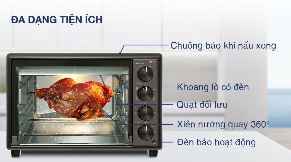 Lò nướng Electrolux EOT4022XFG 40 lít Hàng chính hãng