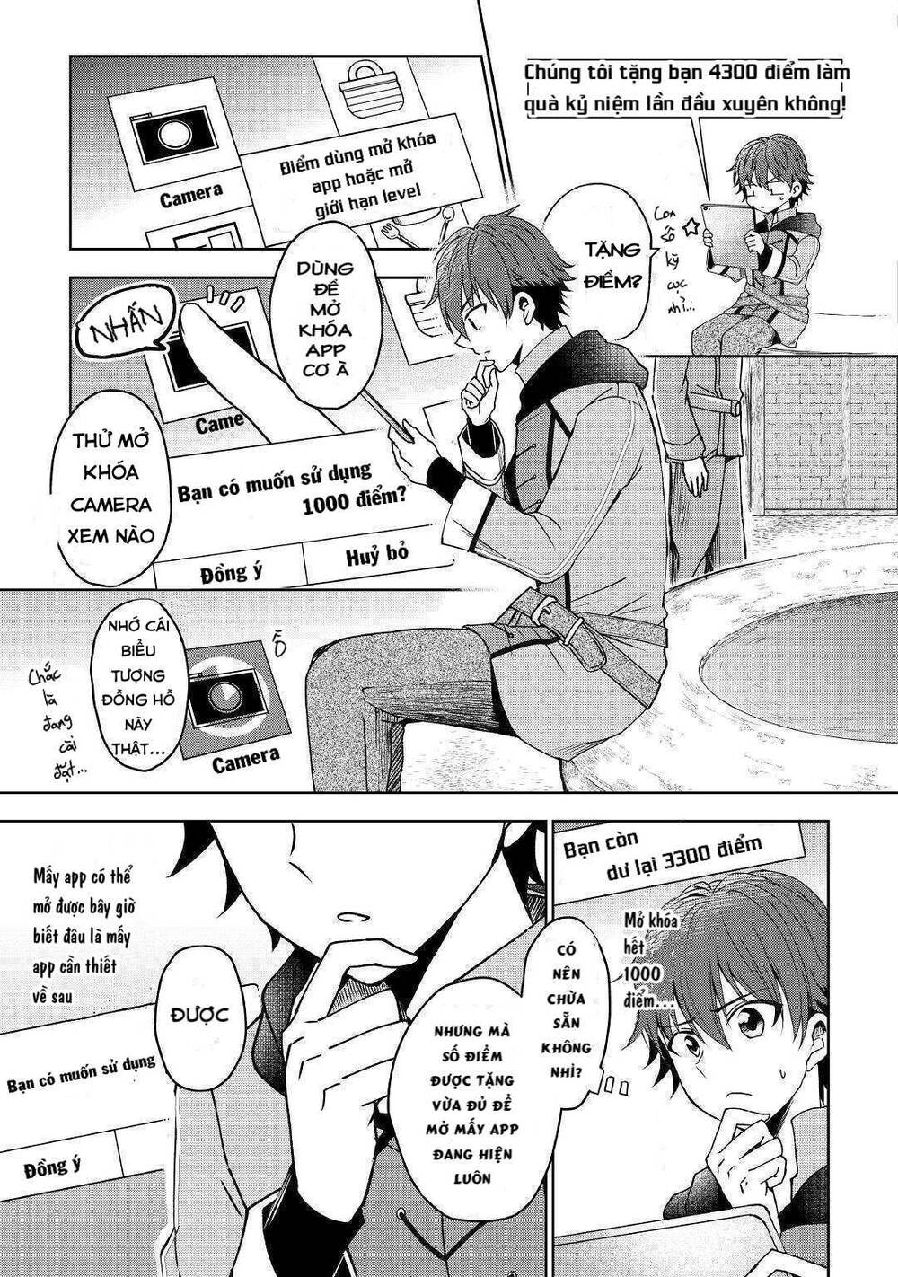 xuyên không cực mạnh cùng máy tính bảng siêu cheat chapter 1 8