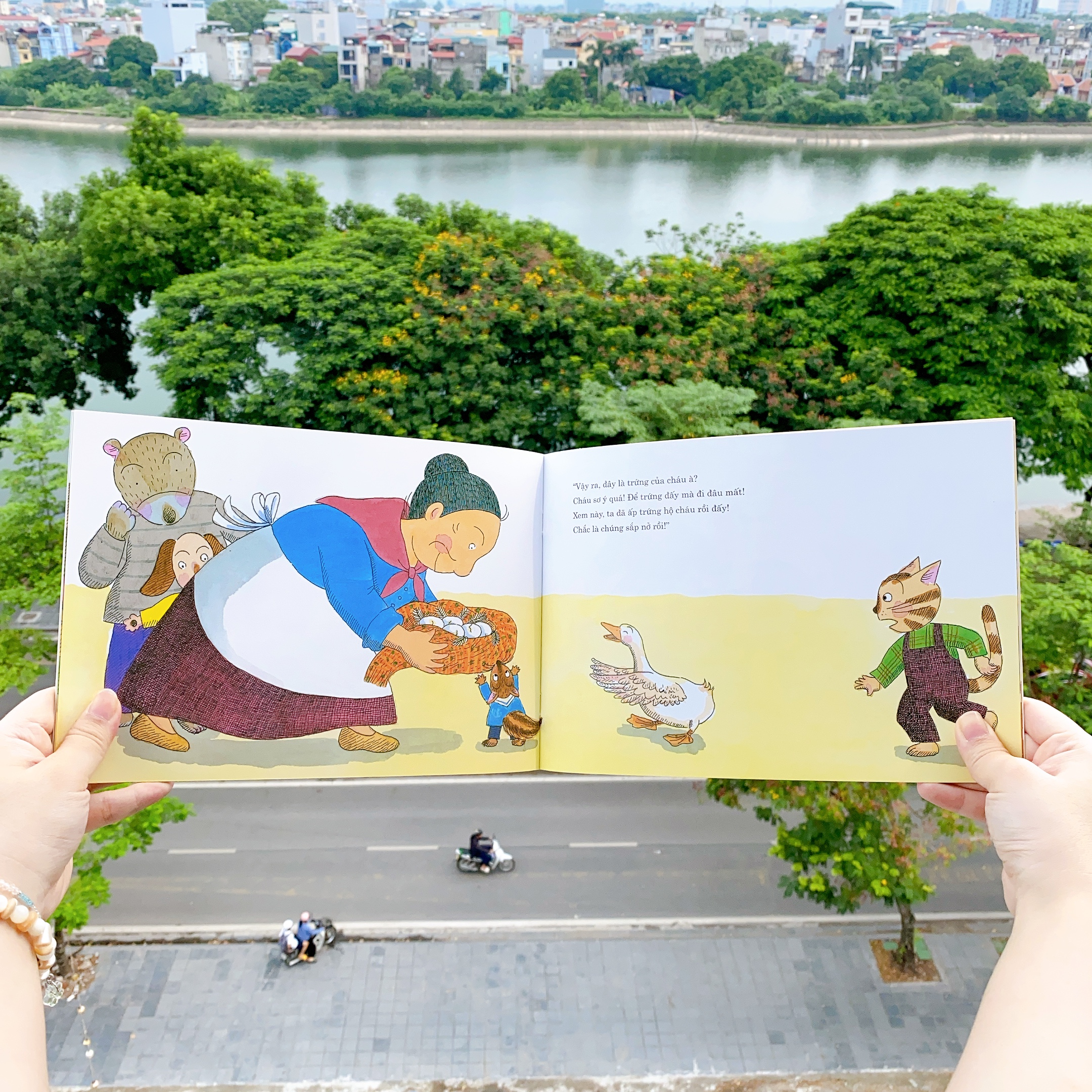 Sách cho bé từ 3 tuổi - Phát triển tư duy Trứng vịt (Tranh truyện ehon Nhật Bản cho bé)
