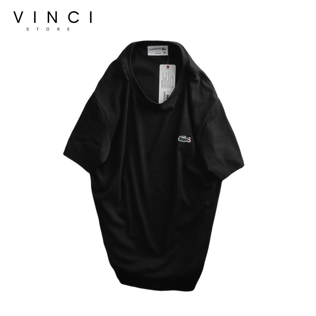 Áo Phông Cotton Cá Sấu Logo Thêu Vnxk