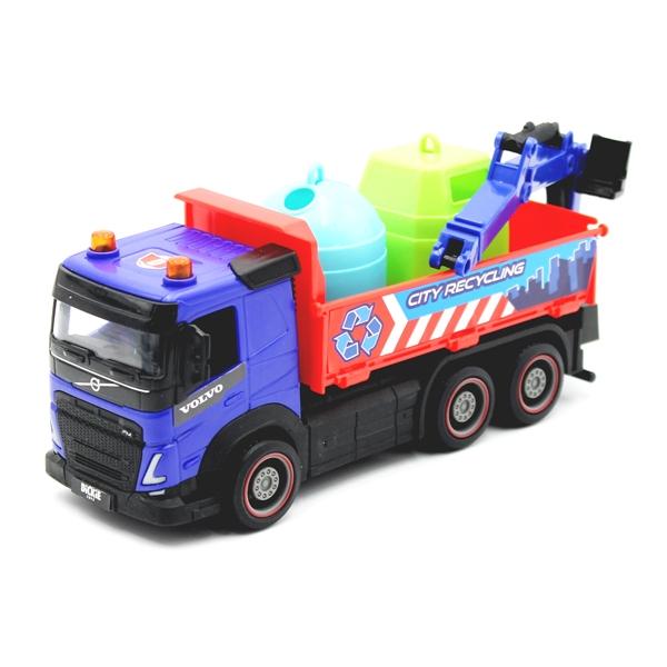 Đồ Chơi Mô Hình Xe City Truck - Dickie Toys 203744014 - City Recycling