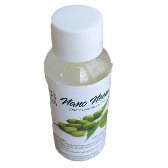 Chế phẩm NanoNeem sinh học phòng trị sâu hại, côn trùng trích hút cho các loại cây trồng (Lọ 50ml)