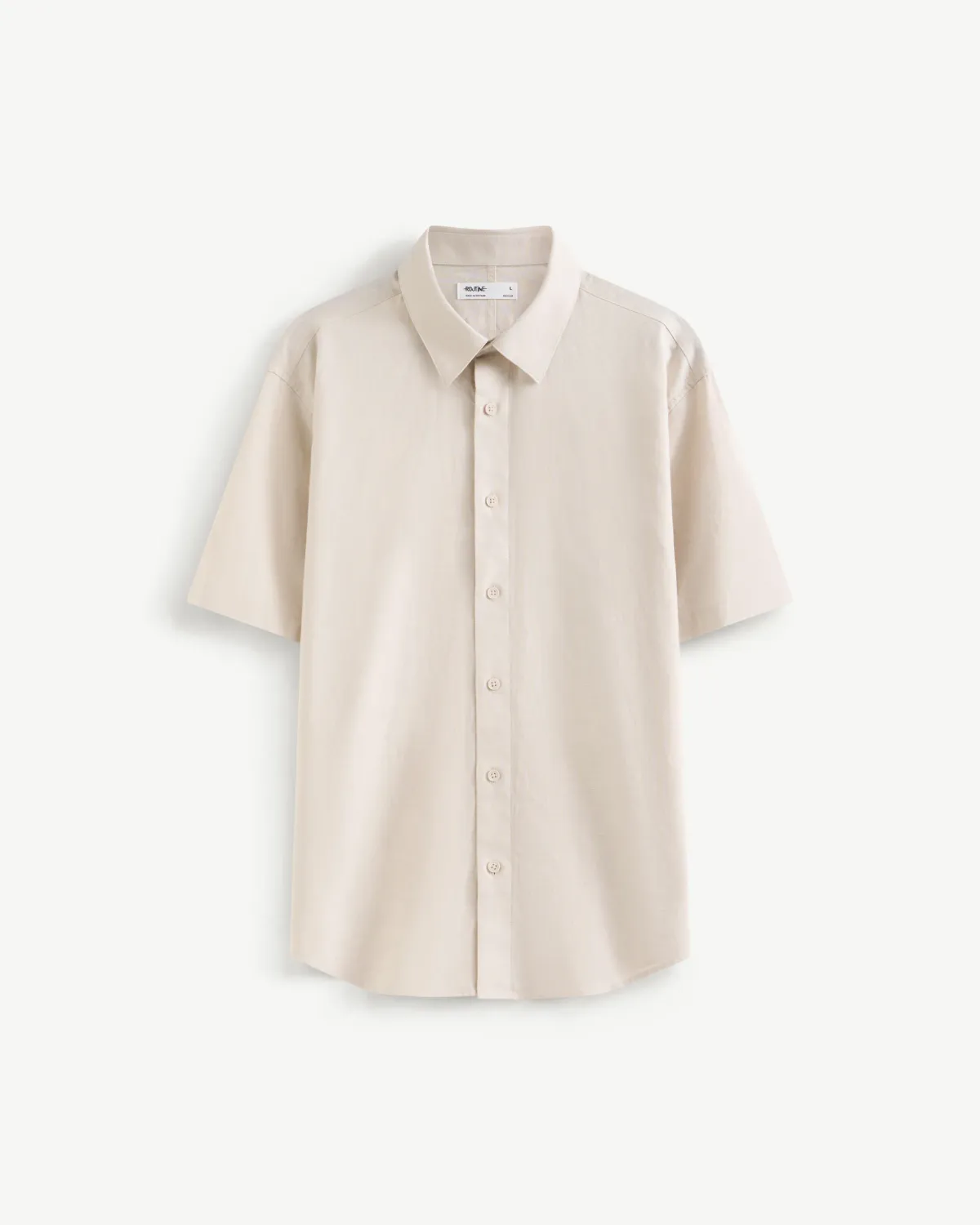 Áo sơ mi tay ngắn nam linen cotton Form Regular - ROUTINE 10S26SHS027