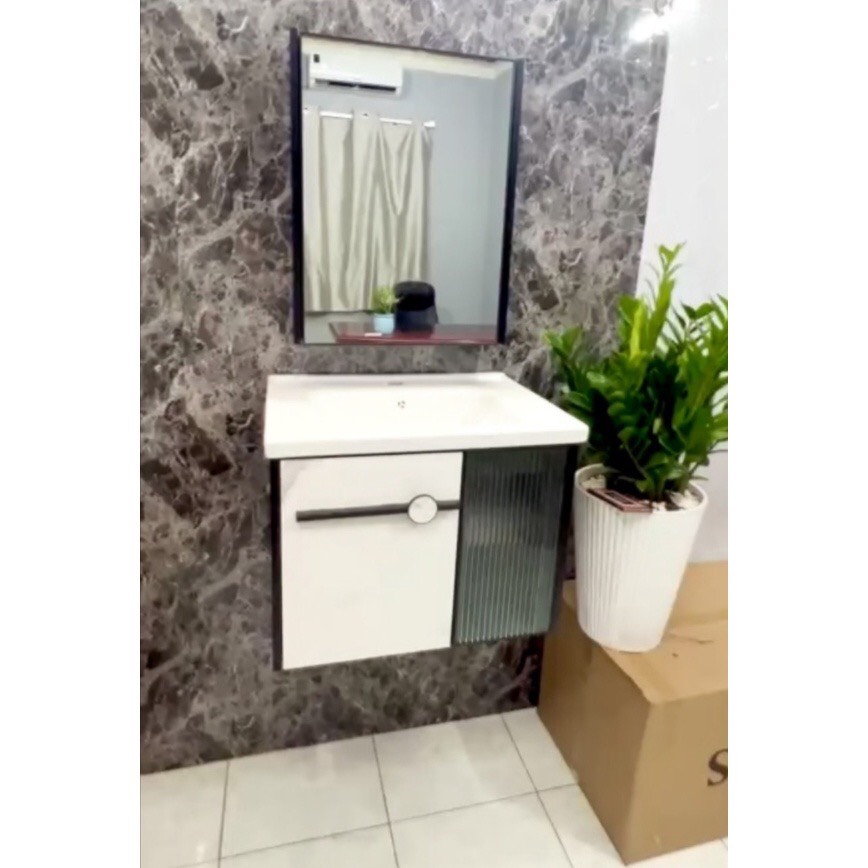 Bộ tủ chậu lavabo Juno Sofa treo tường gỗ sang trọng giá rẻ 