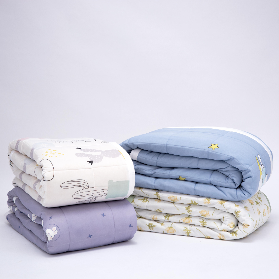 Chăn hè K-Bedding by Everon chất vải Cool Flex (thun lạnh) mềm mát KCSP