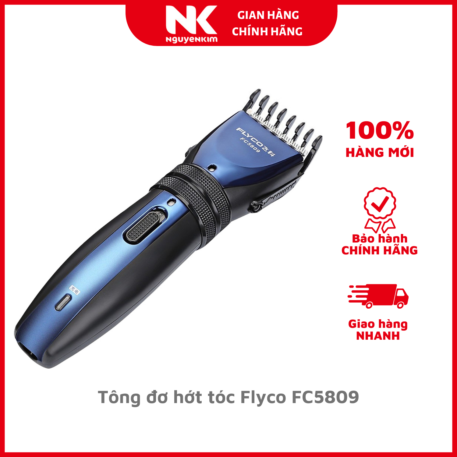 Tông đơ hớt tóc Flyco FC5809 - Hàng chính hãng