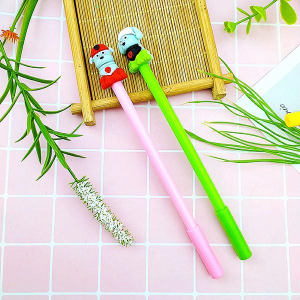 Combo 2 cây bút nước mực xanh/ tím cực cute