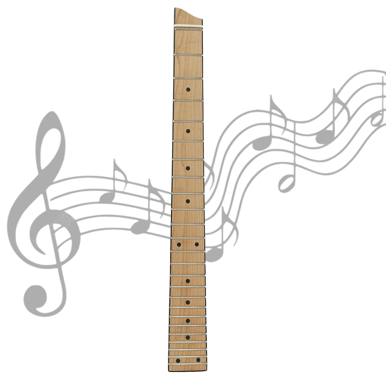 25 Frets Guitar Neck Electric Guitar Neck 6 Strings for DIY Guitar Travel Guitar