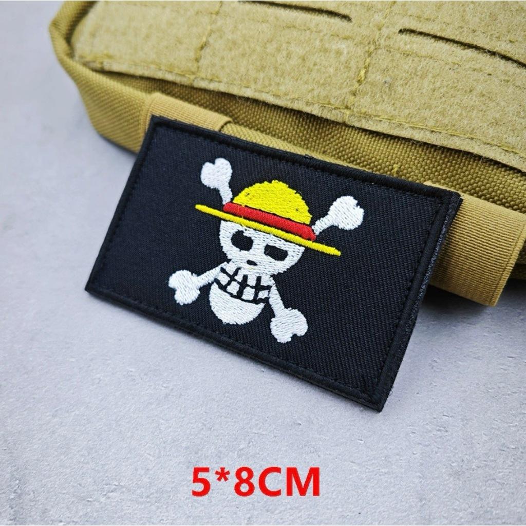 Patch_velcro thêu nhân vật hoạt hình One Piece dán ba lô_quần áo_túi xách