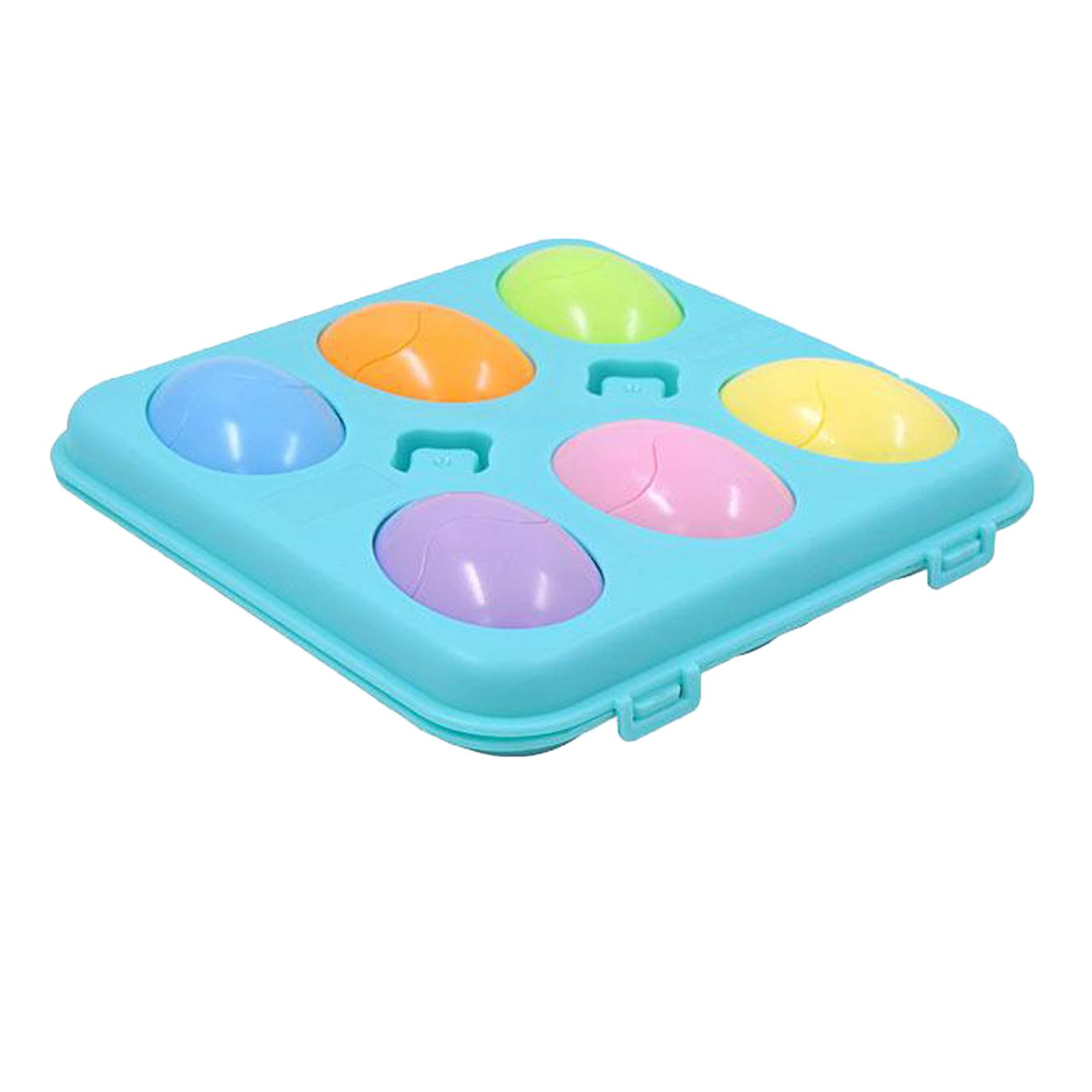 Geometric Pairing Eggs Mixed Shape Kids Learning Puzzle Wise Toy Gift