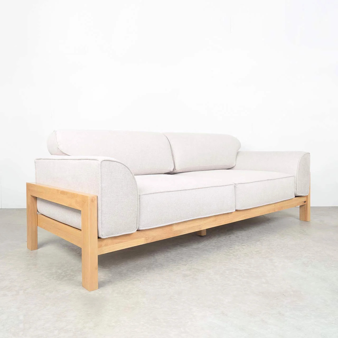 Ghế Sofa Gỗ Cao Su Tự Nhiên MOHO MOSS 601