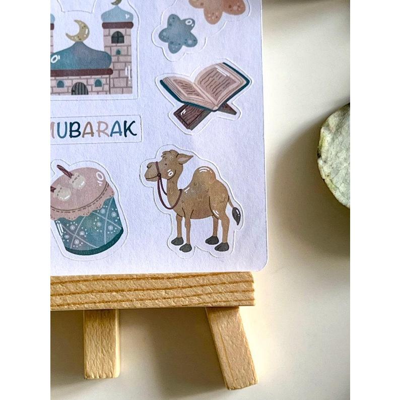 Sticker tự thiết kế - sticker sheet ramadan kareem - hình dán sổ, nhật kí bullet journal - unim042