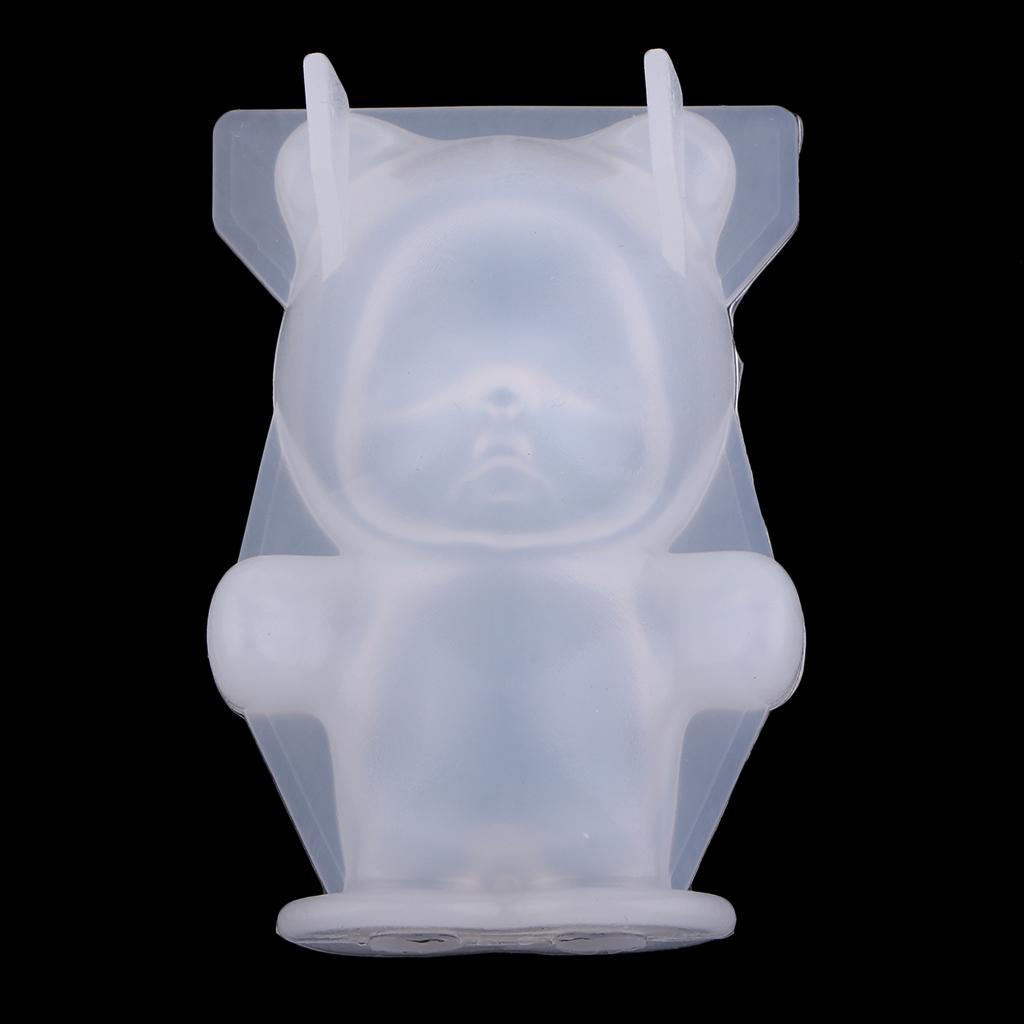 3D Standing Silicone Mold Mould for Fondant Cake Decoration, Cupcake Topper, Polymer Clay, Jewelry, Epoxy Resin DIY Crafting, Baking Tools