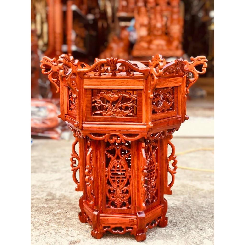 Cặp đèn lồng gỗ hương
