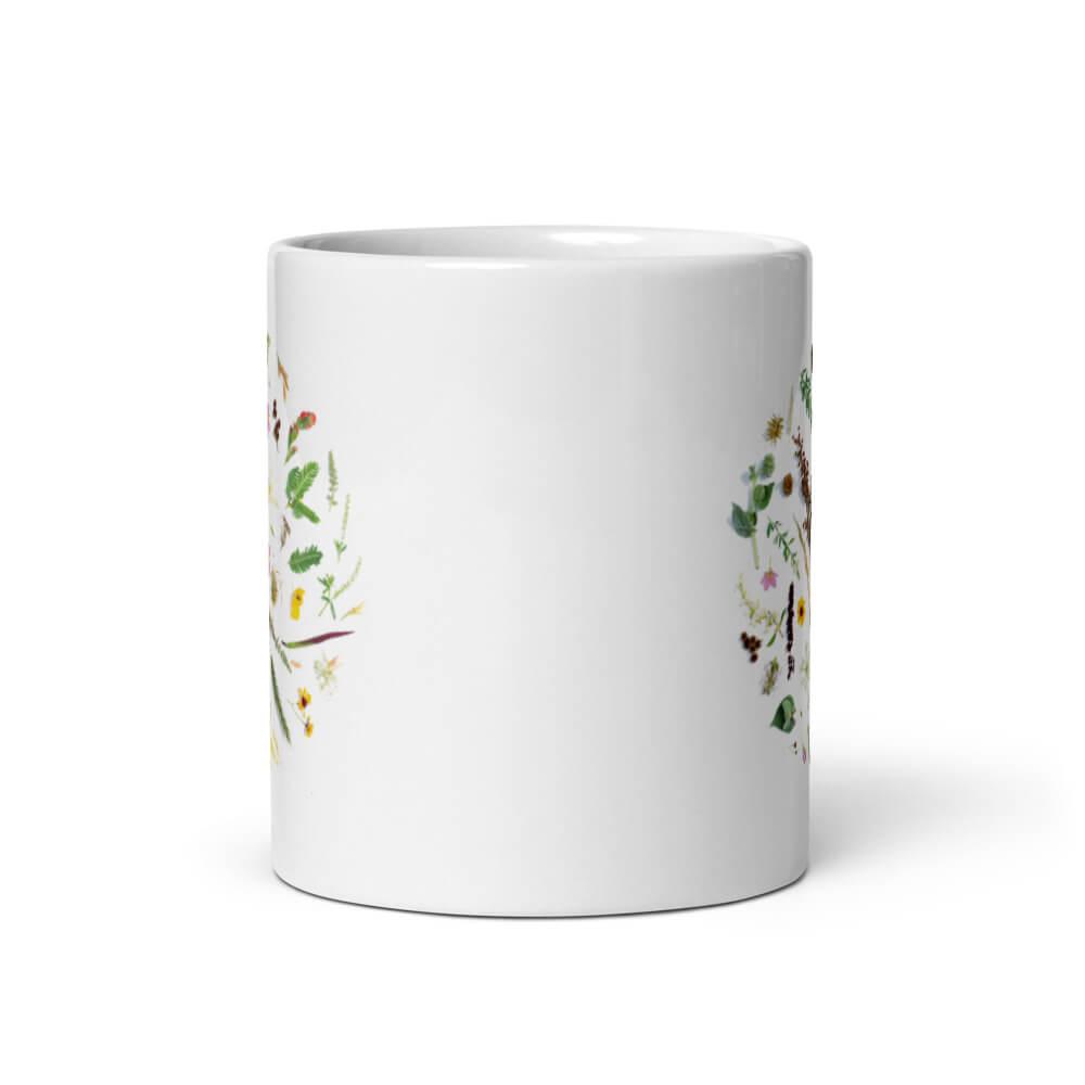 Cốc sứ hình các loại hoa lá đơn giản