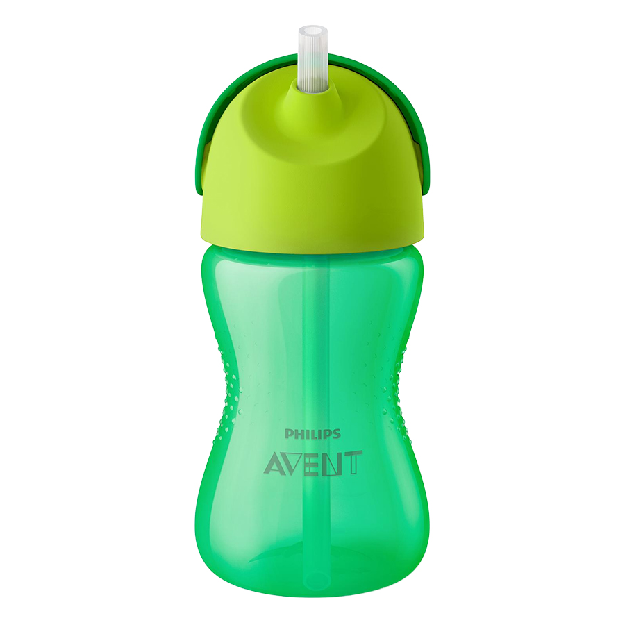 Bình Tập Uống Có Ống Hút Cho Bé 12 Tháng Tuổi Philips Avent 798.00 - 300ml - Xanh Lá