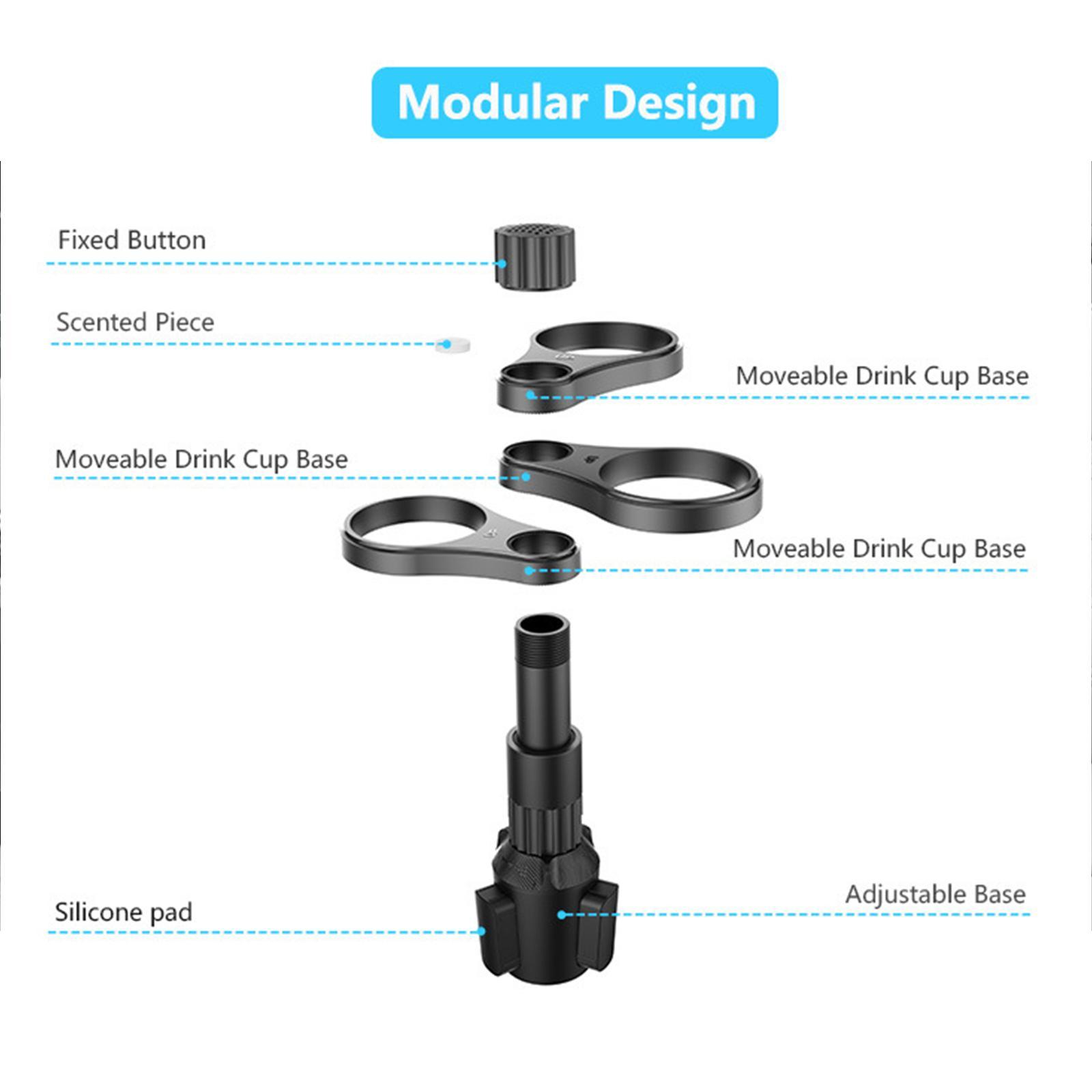 Car Cup Holder Universal Water Bottle Holder for Car Rvs Truck Suvs