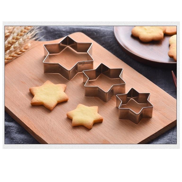 Khuôn Bánh Quy Cookies Bộ 12 Khuôn Nhấn Cookie Cutter Innox Cao Cấp - CBQUI12P