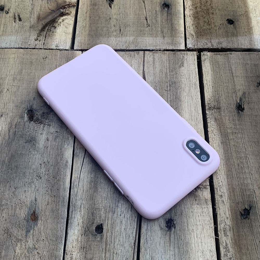 Ốp lưng dẻo mỏng dành cho iPhone X / iPhone XS - Màu hồng