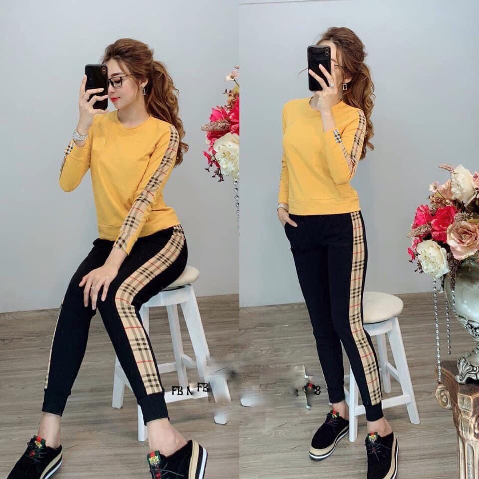Set bộ thu đông chất liệu thun cotton mềm mịn size 45-65kg-
