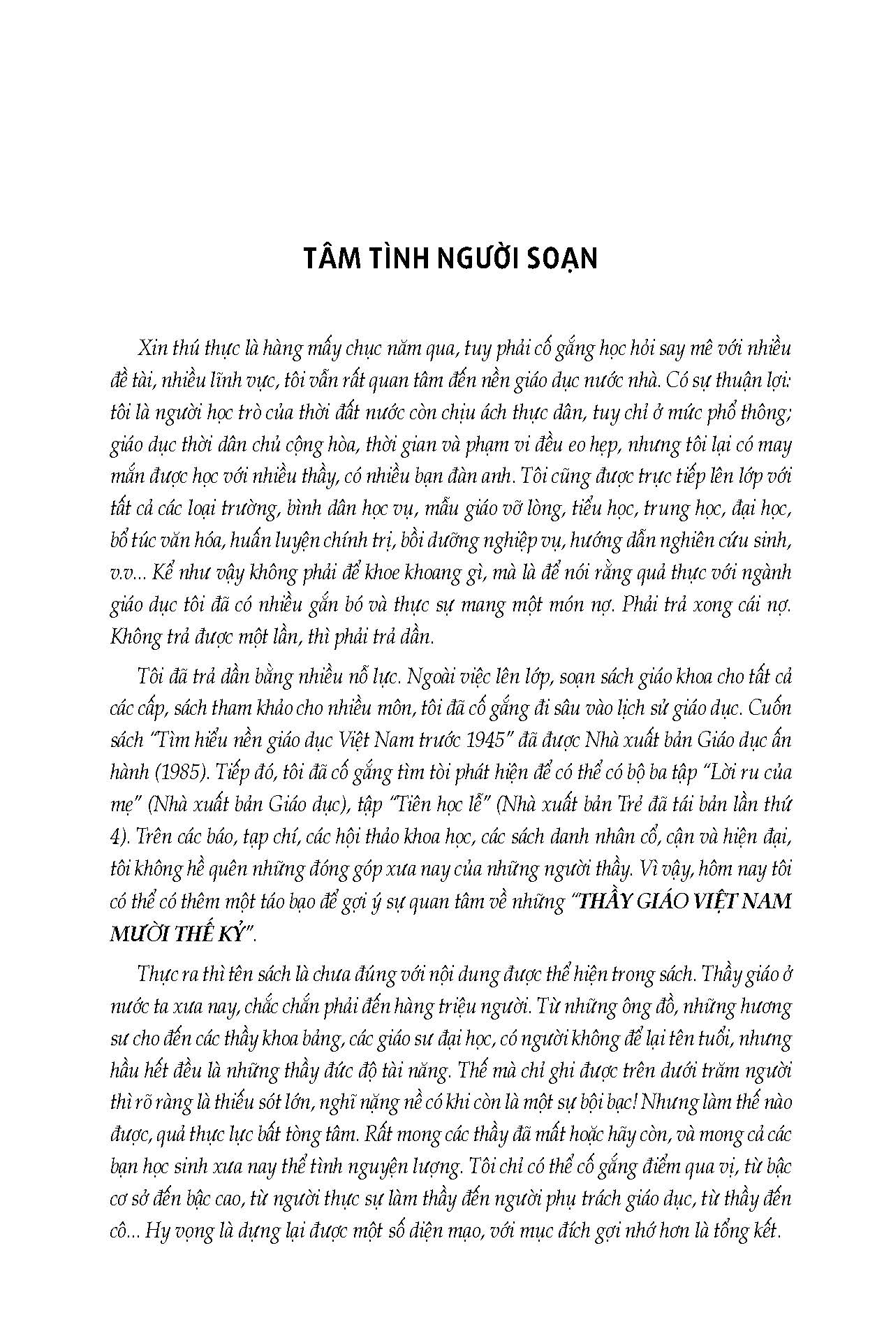 Thầy Giáo Việt Nam 10 Thế Kỷ - Vũ Ngọc Khánh