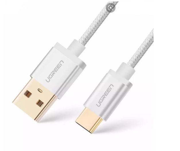 Cáp usb type c ra apple light nings 0.25m màu trắng ugreen 60749 2m US171 - Hàng Chính Hãng