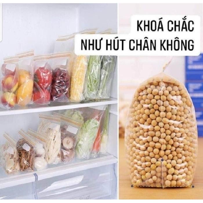 Set 3 hộp túi zíp đựng thực phẩm có khóa