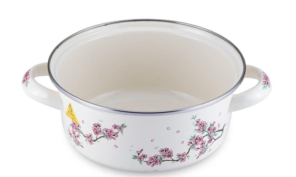 Nồi tráng men FUJIHORO 18cm, 1.8L SKW-12, Sử dụng bếp từ