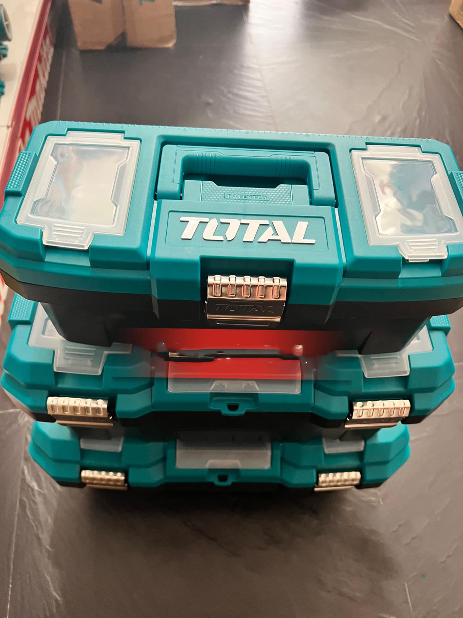 BỘ 3 HỘP NHỰA ĐỰNG CÔNG CỤ KHÓA KIM LOẠI TOTAL TPBXK0032 - HÀNG CHÍNH HÃNG