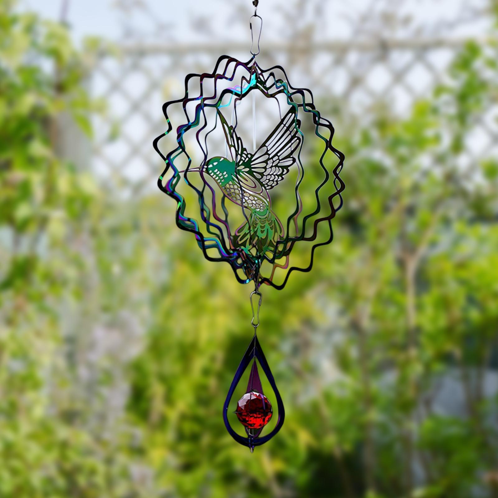 Wind  Wind Chime Garden Ornament Windchime Metal Wind Catcher Wind Sculpture Hanging for Lawn Living Room Outdoor Home