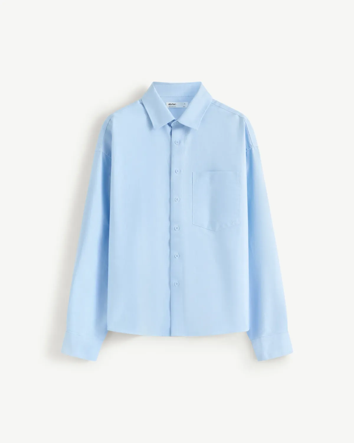 Áo Sơ Mi Nam Smart shirt Tay Dài Cổ Bẻ Form Boxy - ROUTINE 10F25SHL014