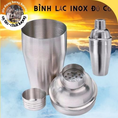 Bình Lắc Shaker Inox đủ cỡ