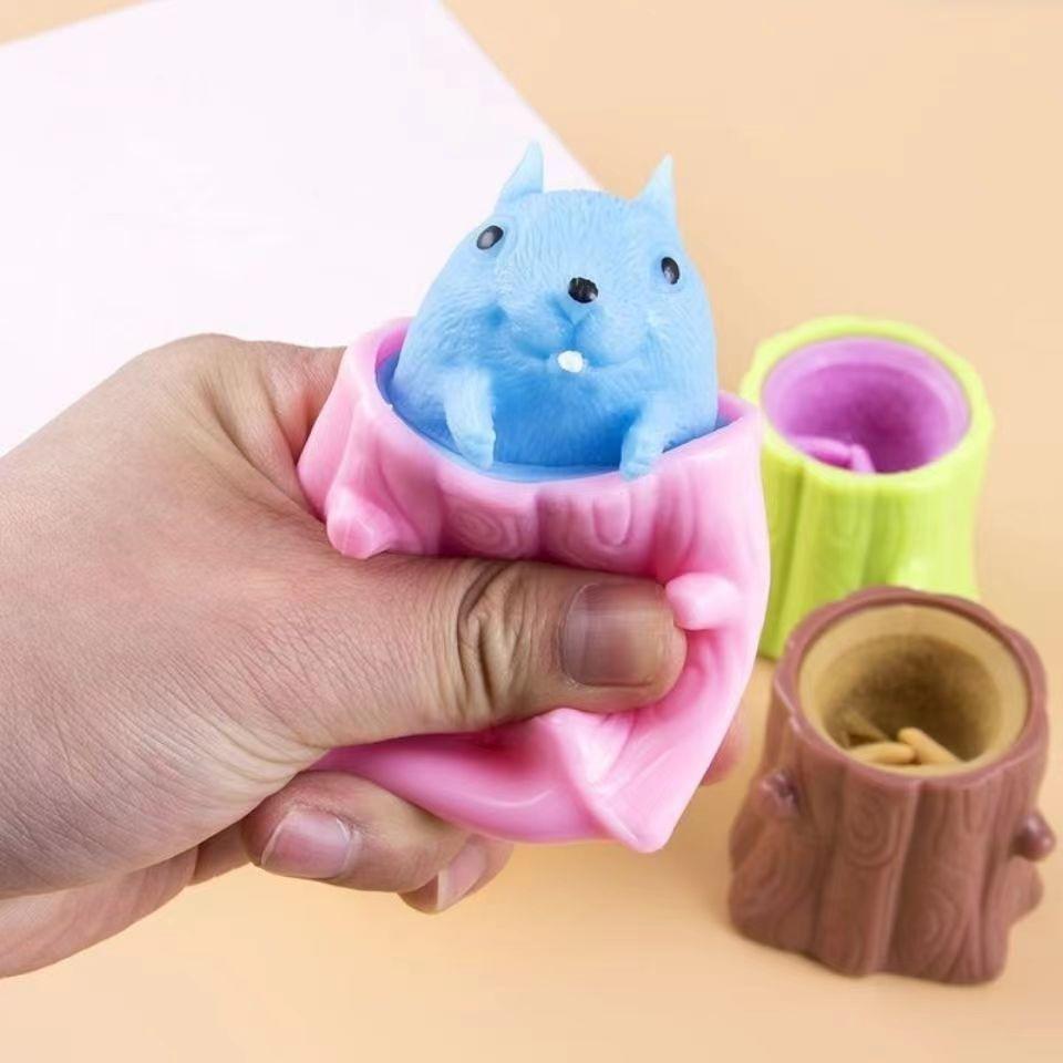 Squishy HỔ CON ĐEO NƠ Mochi mềm mịn dễ thương chân thực giảm stress co dãn đàn hồi ngộ nghĩnh bóp giải trí