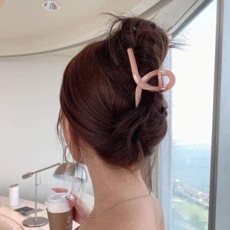 Sét 5 Kẹp Tóc Hàn Quốc Siêu Xinh Gồm 3 càng cua 2 dây buộc đính hạt