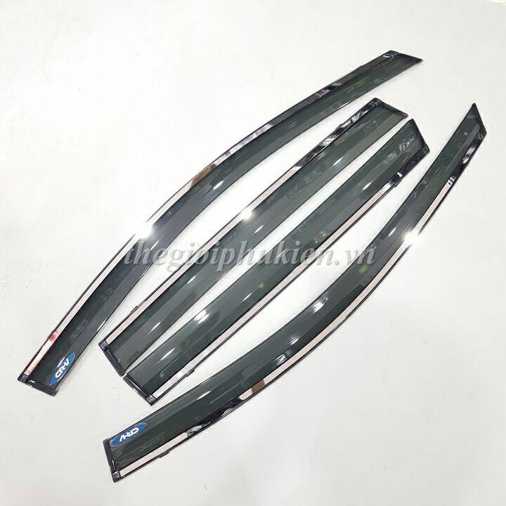 Bộ vè che mưa Honda CR-V, CRV 2018-2019 chỉ mạ Crom cao cấp