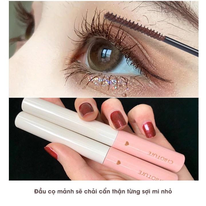 Mascara chuốt dài mi Chioture Flaring Slender thiết kế chổi thẳng chống thấm nước lâu trôi 1.5g