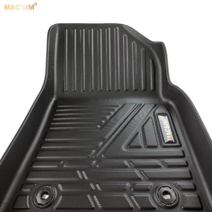 Thảm lót sàn xe ô tô Lexus Es 2018-2020 TC Nhãn hiệu Macsim chất liệu nhựa TPE cao cấp