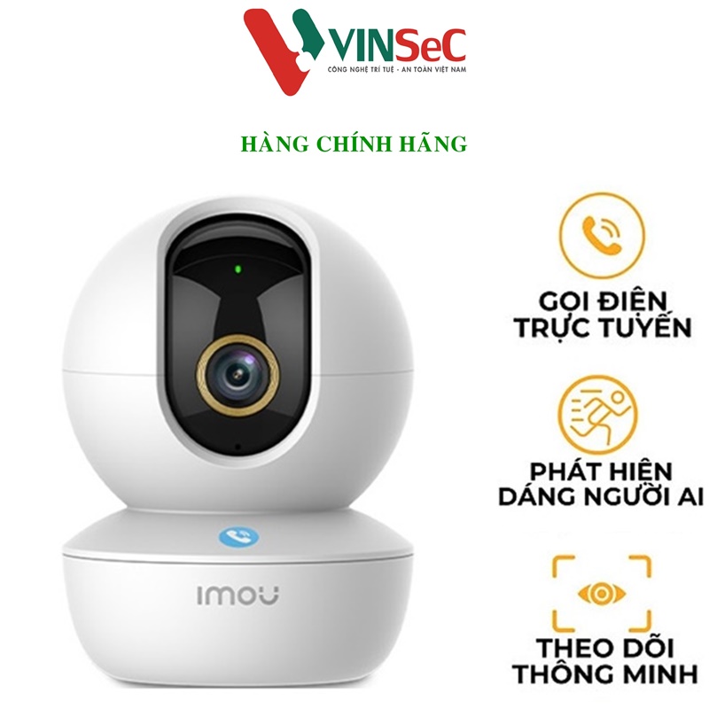 Camera Trong nhà Imou Ranger RC 3MP / 4MP / 5MP IPC-GK2CP-3C0W - Gọi điện qua app, phát hiện dáng người AI, loa báo động lớn - Hàng chính hãng