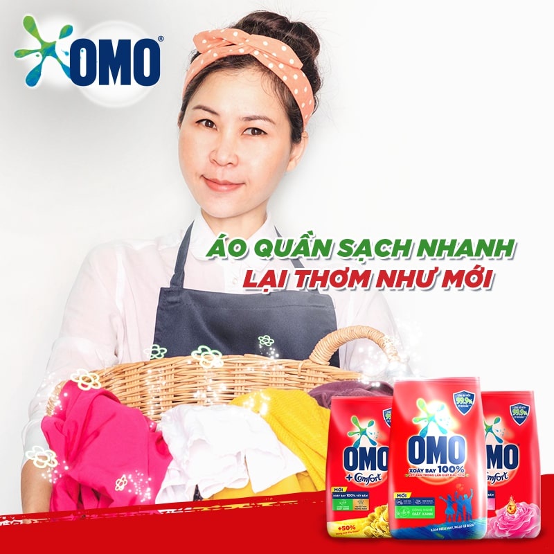 Bột giặt O- mo gói 380g