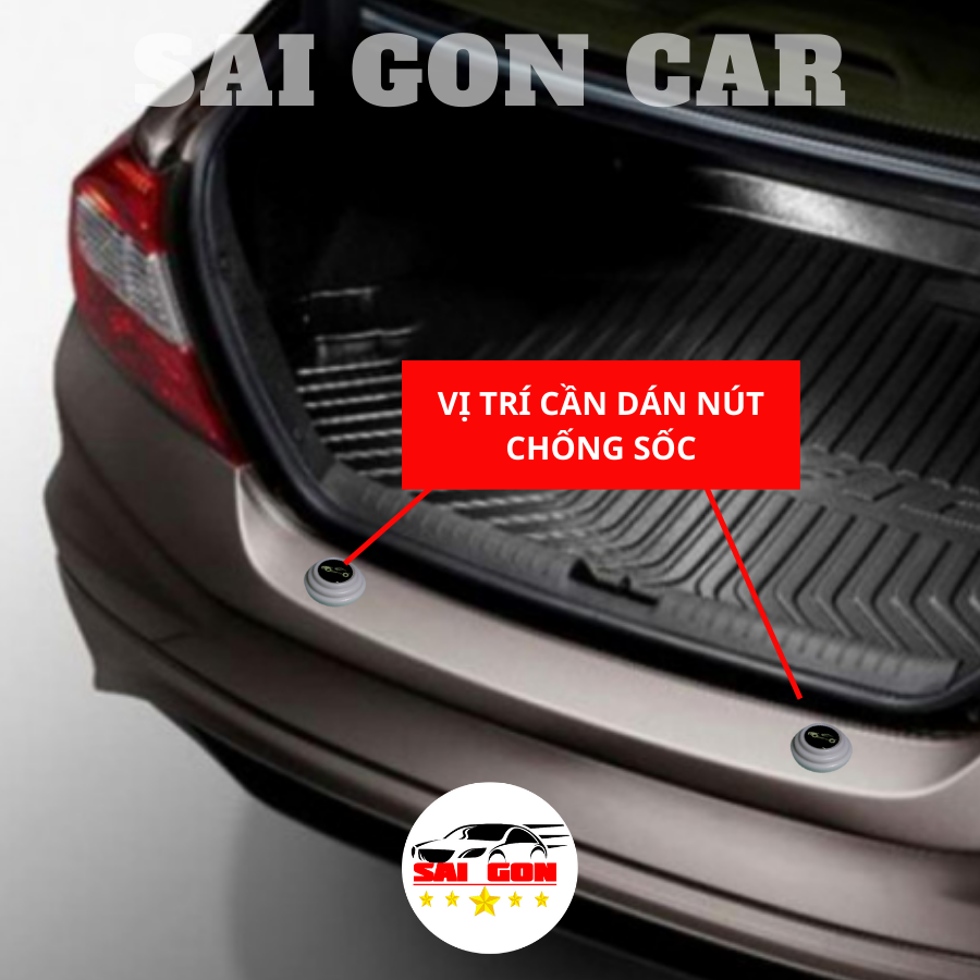 Nút giảm chấn cửa ô tô, giảm sốc, giảm tiếng ốn hiệu quả khi đóng cửa và cốp xe ô tô