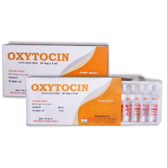 1 hộp 10 ống oxytocin hỗ trợ điều tiết cho vật nuôi