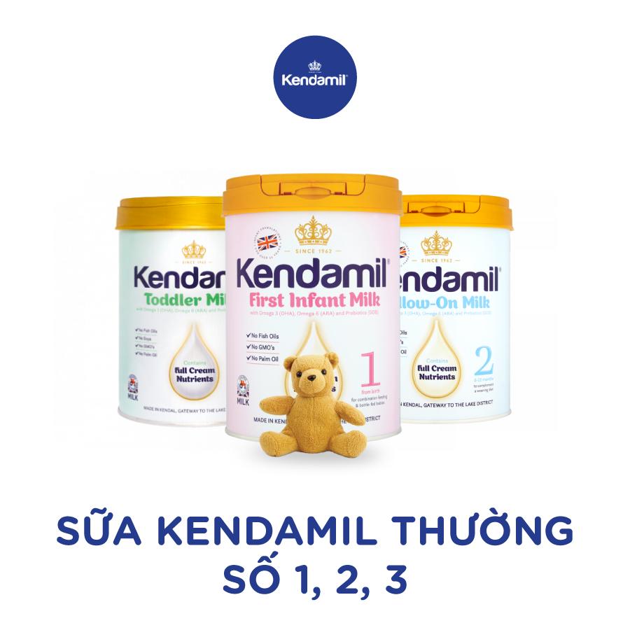 SỮA KENDAMIL SỐ 1, 2, 3 900G