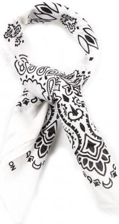 Khăn Bandana Màu Trắng - Mã B012