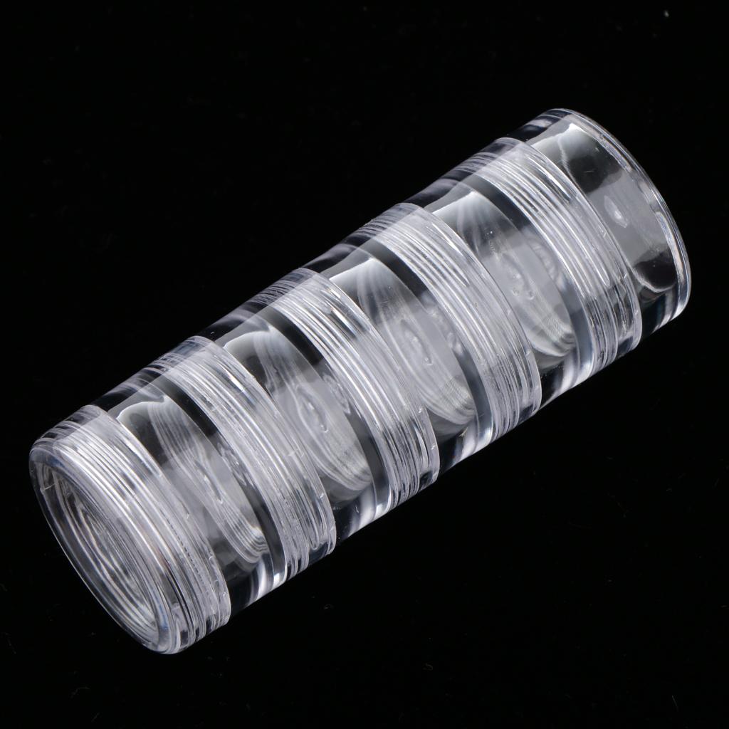 25 Cosmetic Empty Jar Pot Eyeshadow Makeup Cream Lip Balm Container Portable