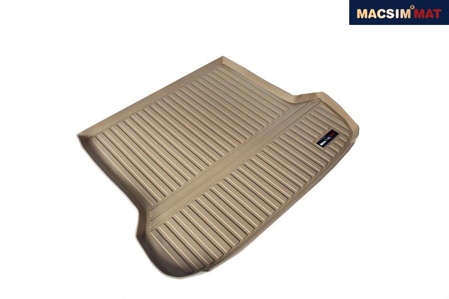Thảm lót cốp xe ô tô SUBARU OUT BACK 2015+ nhãn hiệu Macsim chất liệu TPV cao cấp màu be