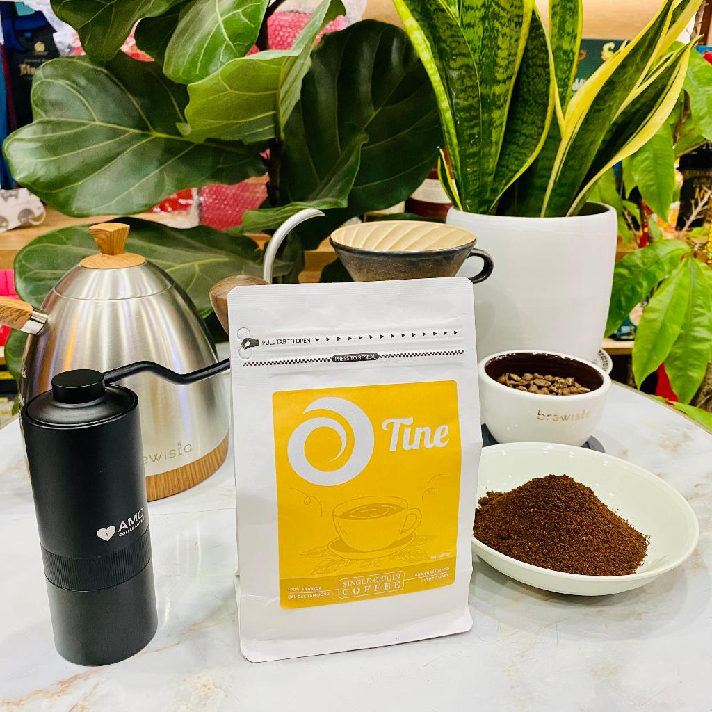 Cà phê nguyên chất TINECAFE 100% Arabica Cầu Đất Lâm Đồng
