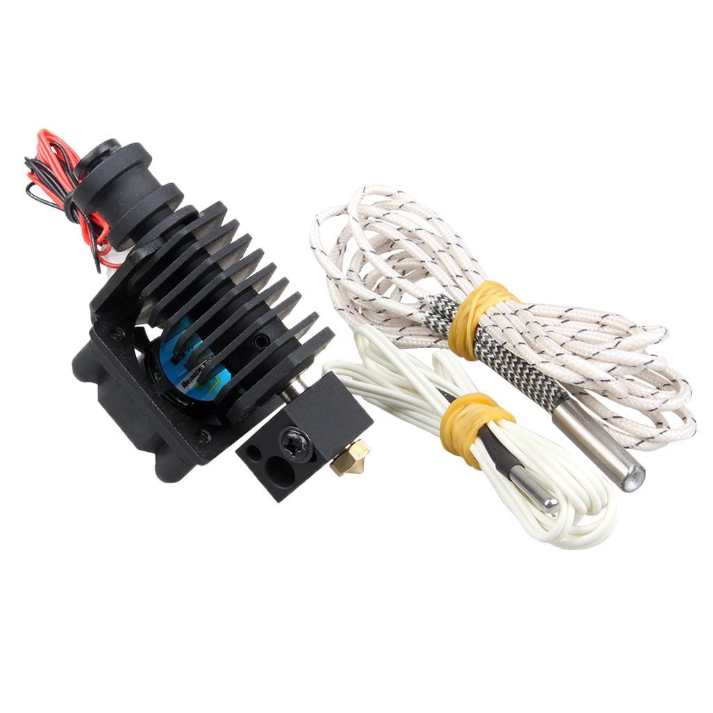 3D Printer Parts V6 Hexagon Straight Through Throat Hot End Extruder Kit