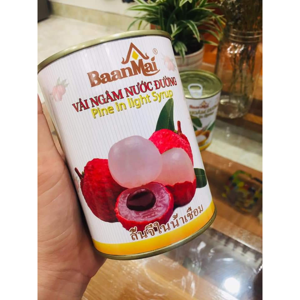 Vải Ngâm Nước Đường BaanMai