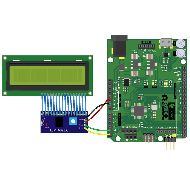 Module Chuyển Đổi I2C Cho LCD1602 và LCD2004